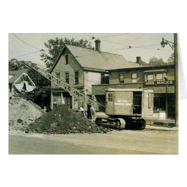 Cartão MODELO OPERADOR DO Northwest CRANE MODEL 2 EARL (Frente Horizontal)