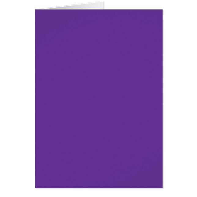 Cartão Modelo roxo do fundo de 663399 cores sólidas (Frente)