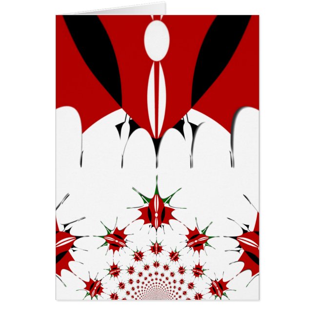 Cartão Modelo Vertical da Placa de Saudação (Frente)