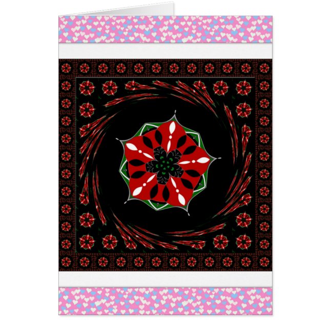 Cartão Modelo Vertical da Placa de Saudação (Frente)