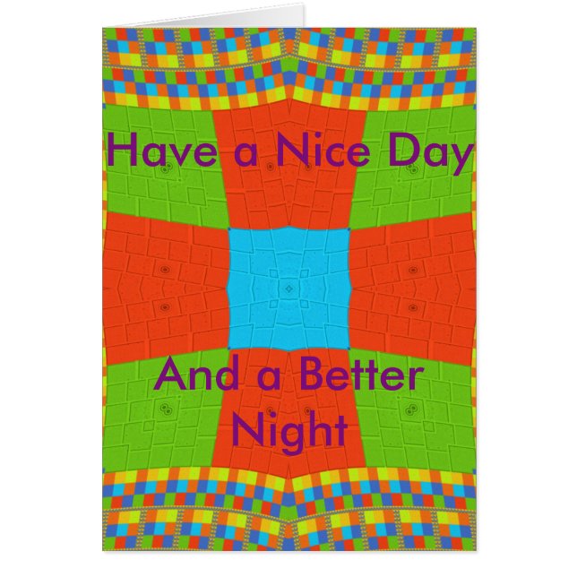 Cartão Modelo Vertical da Placa de Saudação (Frente)