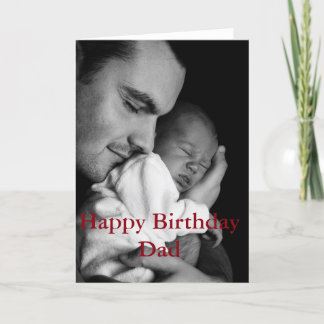 Cartão Modern Birthday Card for Father