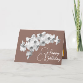 Cartão Modern Botanical Daffodils Spring Floral Birthday