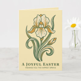 Cartão Modern Botanical Easter Blessings