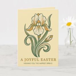 Cartão Modern Botanical Easter Blessings