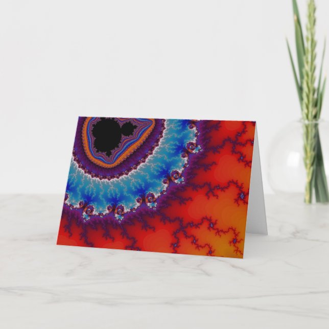 Cartão Modern Geode Greeting Card (Frente)
