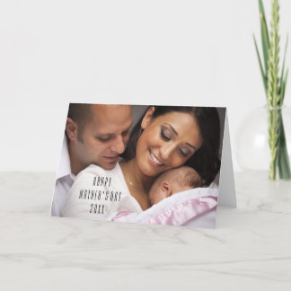 Cartão Modern Happy Mother's Day Photo Card