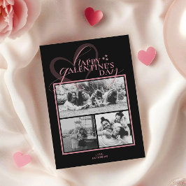 Cartão Moderno Elegante e Chic de Galentines Day c