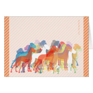 Cartão Moderno Great Dane Group