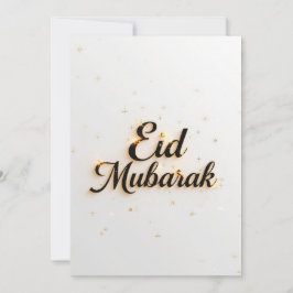 Cartão moderno personalizado Eid mubarak