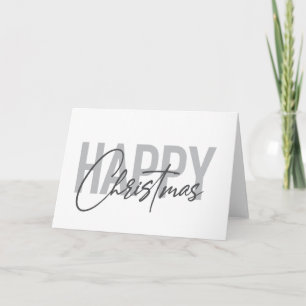 Cartão Moderno, simples, design urbano Feliz Natal