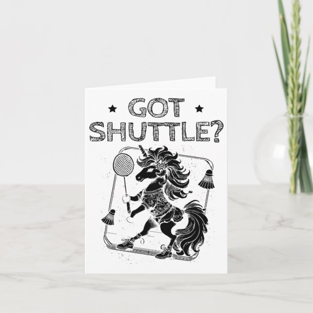 Cartão Modo Badminton No Suporte Do Shuttle (Frente)