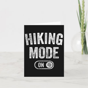 Cartão Modo De Caminho No Falso Hiker Gift Nature Lover A