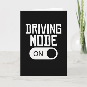 Cartão Modo de condução Em 16 anos, nova licença de drive