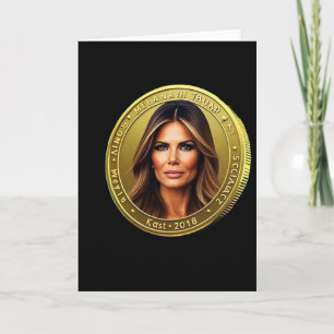 Cartão Moeda de Trump e Melania Lança Meme Coin Trum