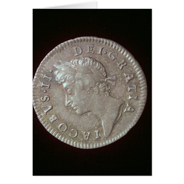 Cartão Moedas de James II (Frente)