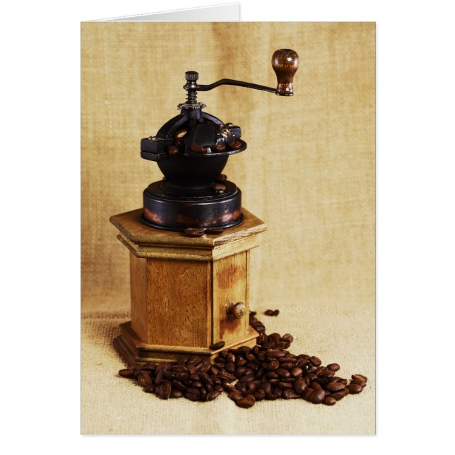 Cartão Moedor de café (Frente)