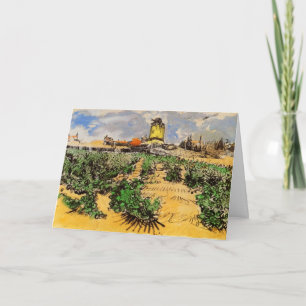 Cartão Moinho de Alphonse Daudet em Fontevielle de Van Go