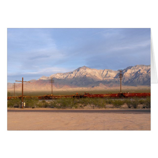 Cartão Mojave National Preserve California (Frente Horizontal)
