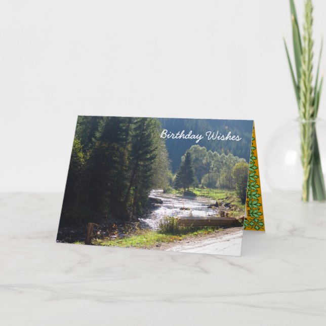 Cartão Moldovan magic, Fishing river (Frente)