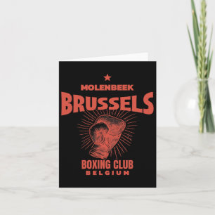 Cartão Molenbeek Brussel Boxing Club Belgium - Boxing 2