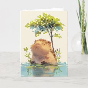Cartão Molho Relaxante de Capivara