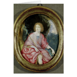 Cartão Moliere como St John o baptista