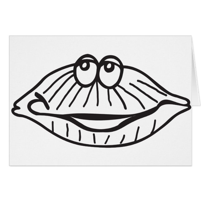 Cartão moluscos (Frente Horizontal)