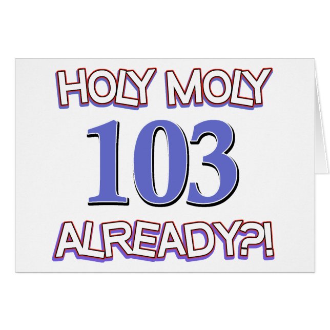 Cartão Moly santamente 103 já? (Frente Horizontal)
