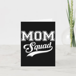 Cartão Mom squad funny mother 