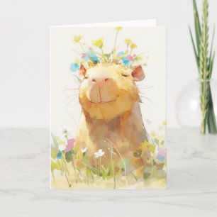 Cartão Momento Zen do Capivara