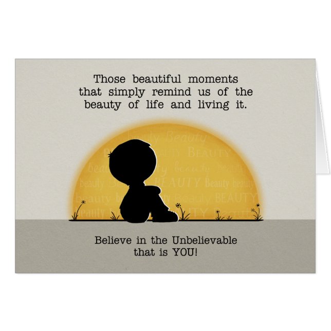 Cartão Momentos bonitos (Frente Horizontal)