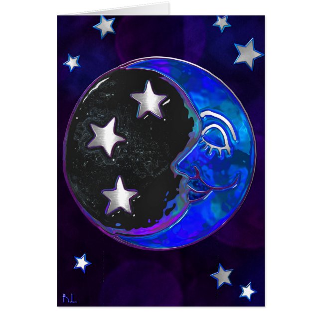 Cartão Momentos Celestiais VAZIO Folclórico Todos os Tama (Frente)