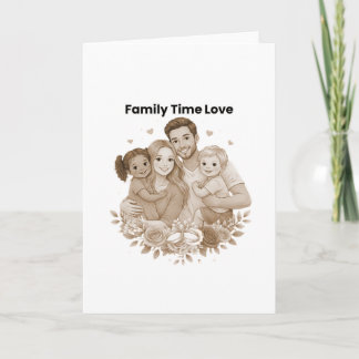 Cartão Momentos Felizes em Família – Amor e União