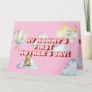 Cartão Mommy's First Mother's Day Greeting Card