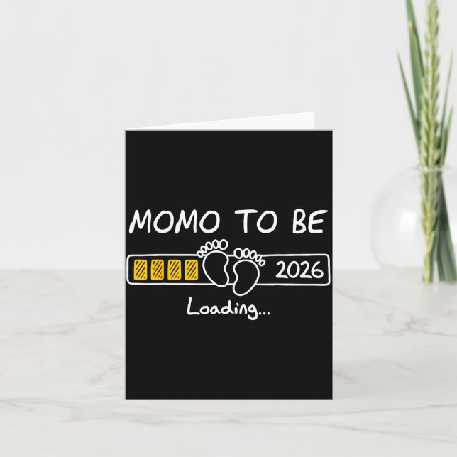 Cartão Momo To Be 2026 Loading Momo Est 2026  (Frente)