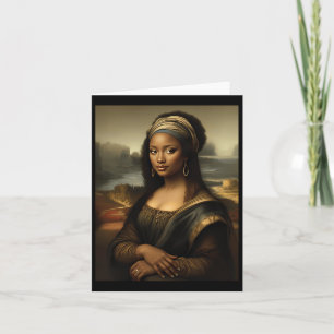 Cartão Mon Africano de História Negra Americana da Mona N