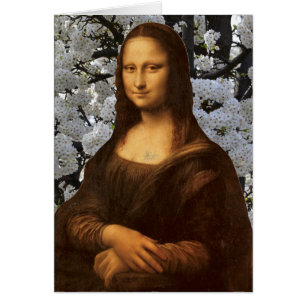 Cartão Mona Lisa