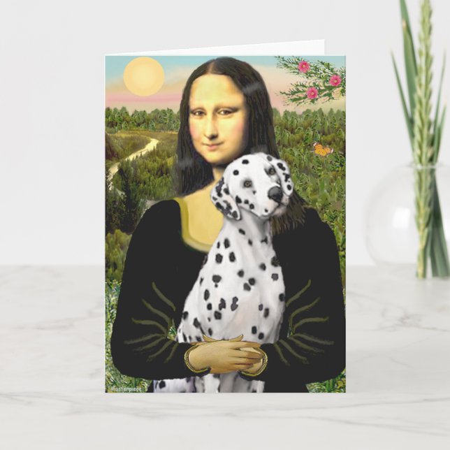 Cartão Mona Lisa - Dálmata (Frente)