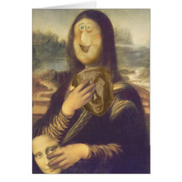 Cartão Mona Lisa Indecente