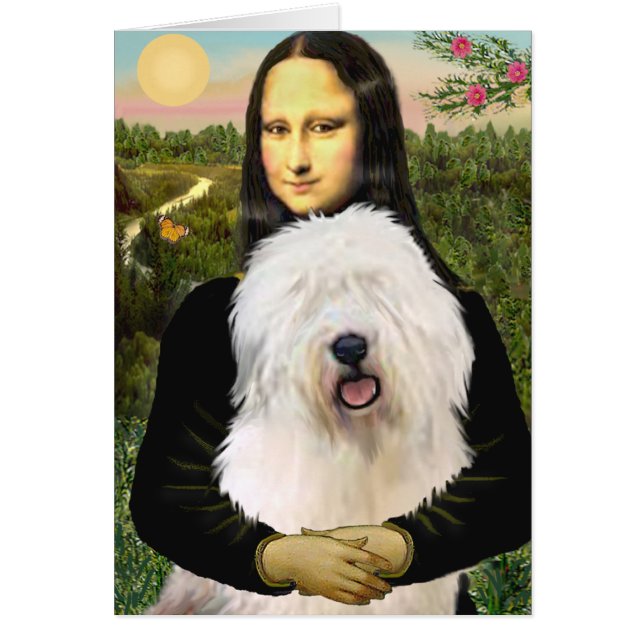 Cartão Mona Lisa - Inglês Antigo 3 (Frente)