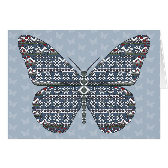 Cartão Monarca Nórdico (Frente horizontal)