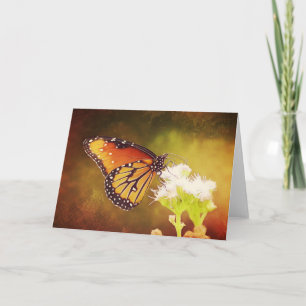 Cartão Monarch Butterfly 1 Scripture Card Psalm 73:28