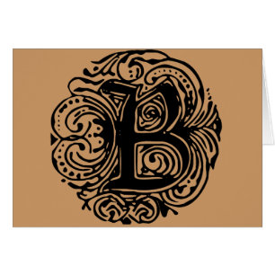 Cartão Monarchia Black "B"