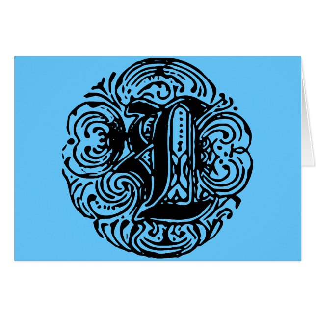 Cartão Monarquia "L" (Frente Horizontal)