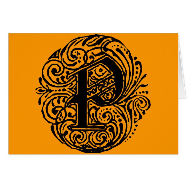 Cartão Monarquia "P" (Frente Horizontal)