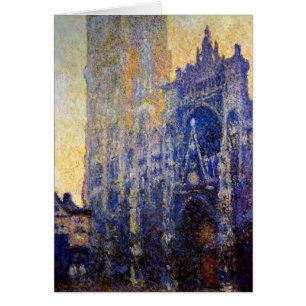 Cartão Monet - Catedral de Rouen, Efeito Manhã