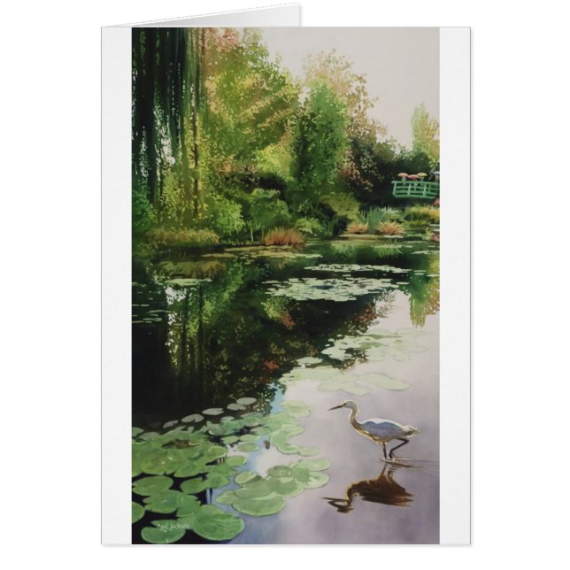 Cartão Monet de Stalking por Paul Jackson aws,nws (Frente)