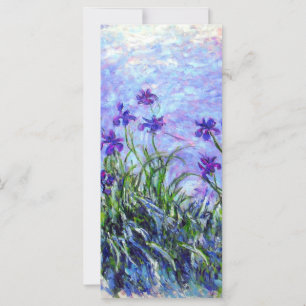 Cartão Monet Lilac Irises