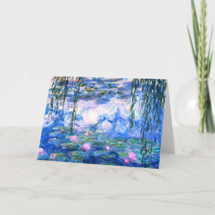 Cartão Monet Pink Water Lily